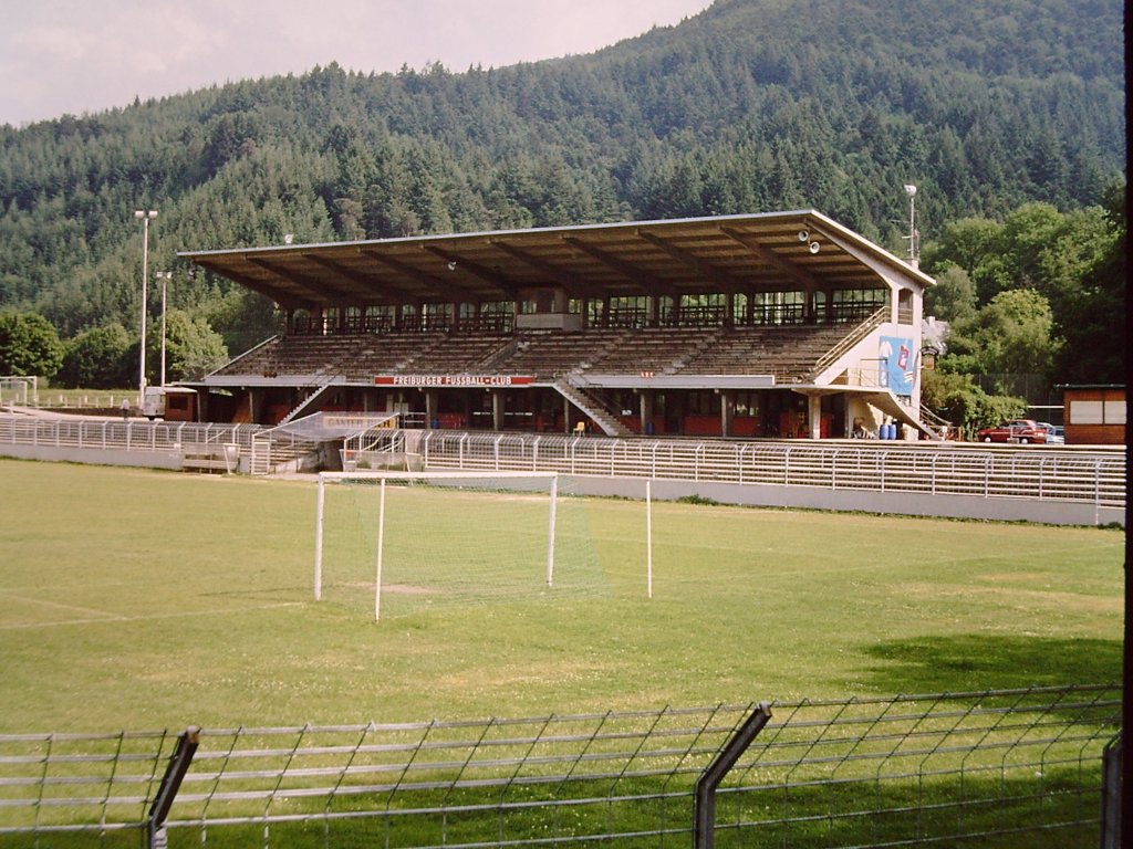 Mslestadion in Freiburg Fassungsvermgen: 18.000 Zuschauer