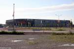 Impuls-Arena Augsburg: Max. Kapazit�t: 30.660 Pl�tze [Sitzpl�tze: 19.060] [Stehpl�tze: 11.034] [Logen: 520] [Rollstuhl: 46] aufgenommen am 24.06.2011